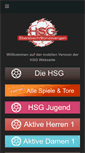 Mobile Screenshot of hsg-ebersbach-buenzwangen.de
